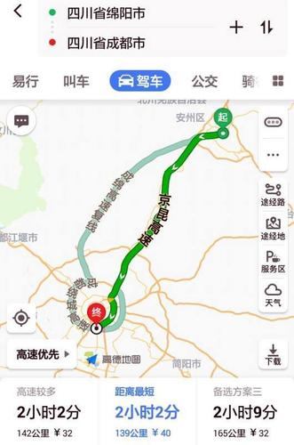 成都到绵阳旅游自驾路线（成都到绵阳旅游自驾路线推荐）