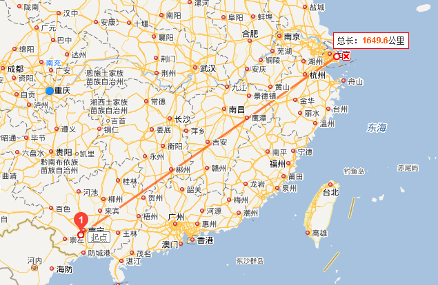 上海到南宁自驾旅游路线（上海到南宁开车多久）